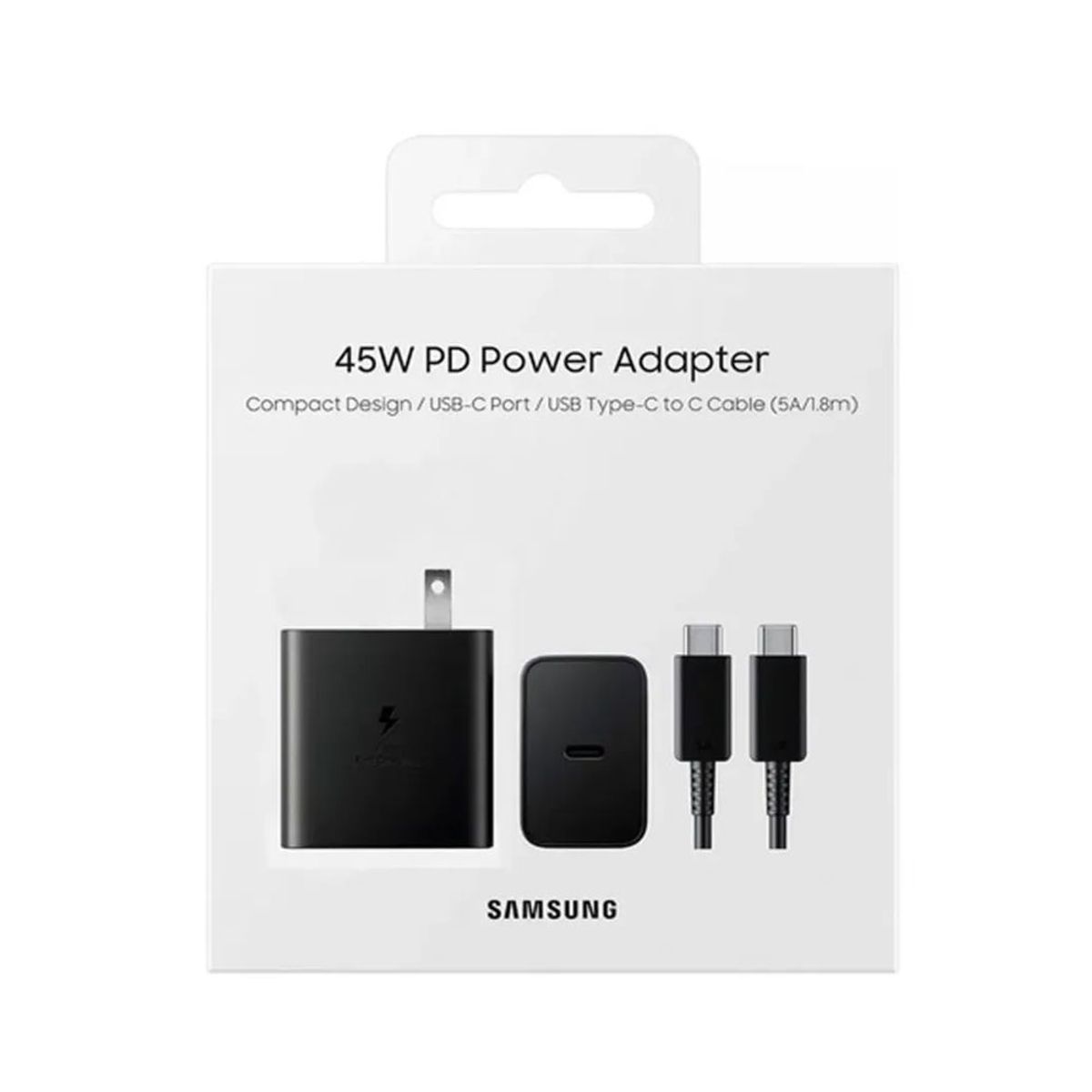 SAMSUNG - Cargador Samsung 45W USB-C Edition 2022 Galaxy S22, Plus, Ultra - Negro