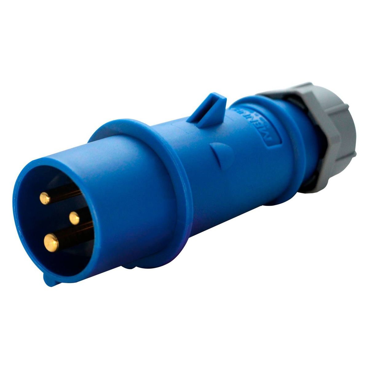 GENERICO - ENCHUFE INDUSTRIAL 2P + T 250V AZUL 6H IP44 MENNEKES