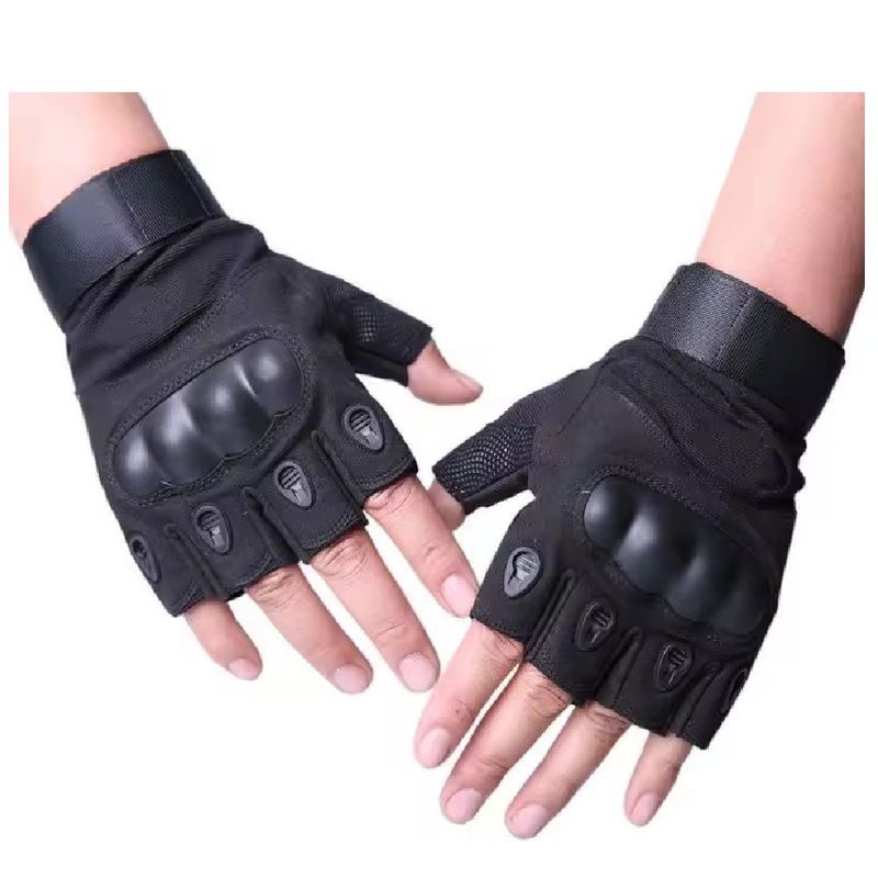 GENERICO - Guantes Tácticos Nudillos Reforzados - Negro Talla XL