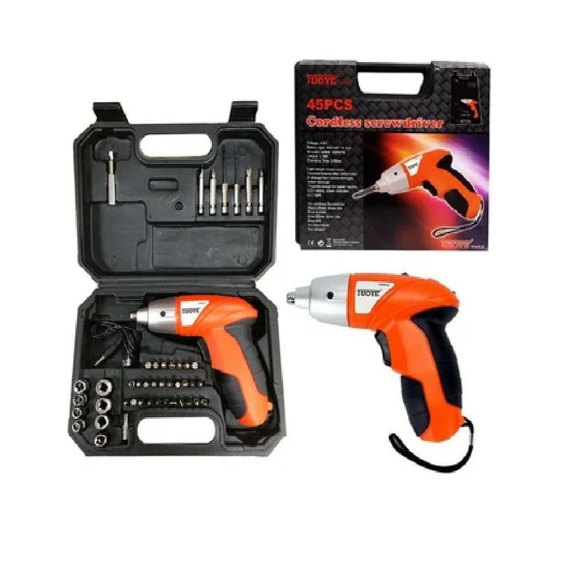 OTTOWARE - Destornillador Inalámbrico 45 PCS