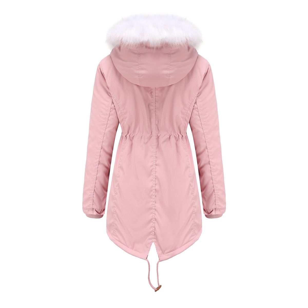 BLWOENS - Chaqueta térmica con capucha para mujeres-Rosa