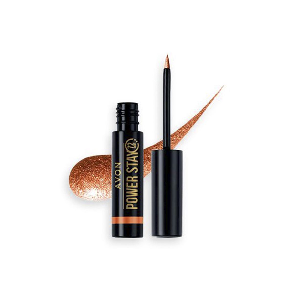 AVON - Delineador Líquido De Larga Duración 72h Copper Courage Power Stay