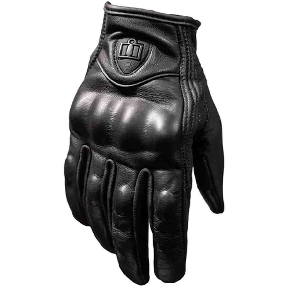 ICON - GUANTE DE CUERO ICON NEGRO TALLA XL