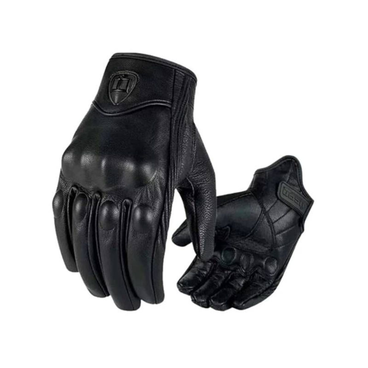 ICON - GUANTE DE CUERO ICON NEGRO TALLA XL