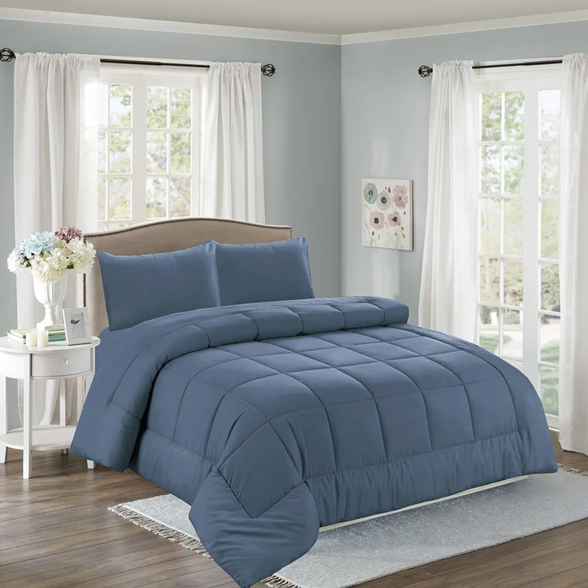 CASATEX - Edredón + Juego de sábanas King size 100% Algodón