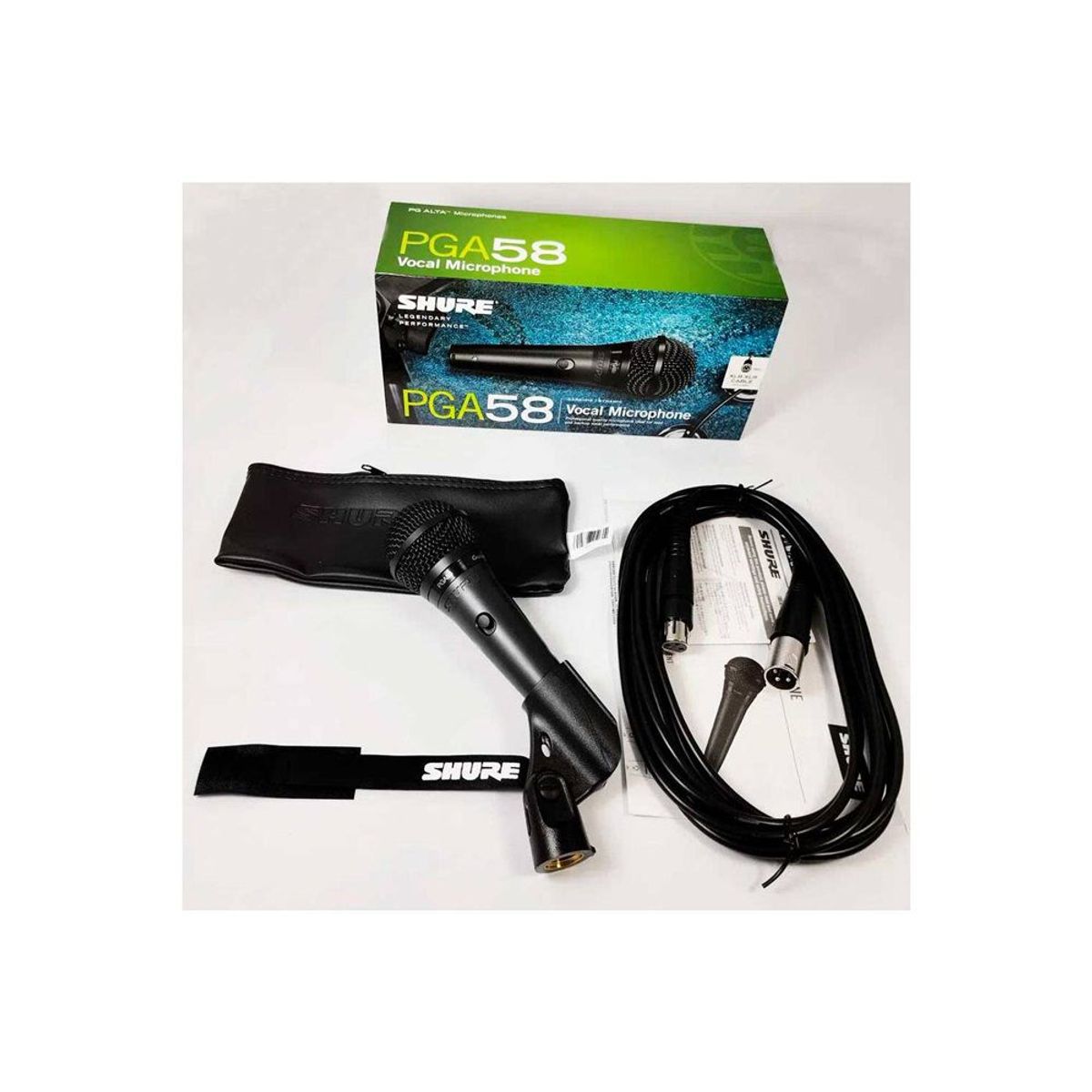 SHURE - Microfono Profesional Shure Pga58 Cardiode Dinámico