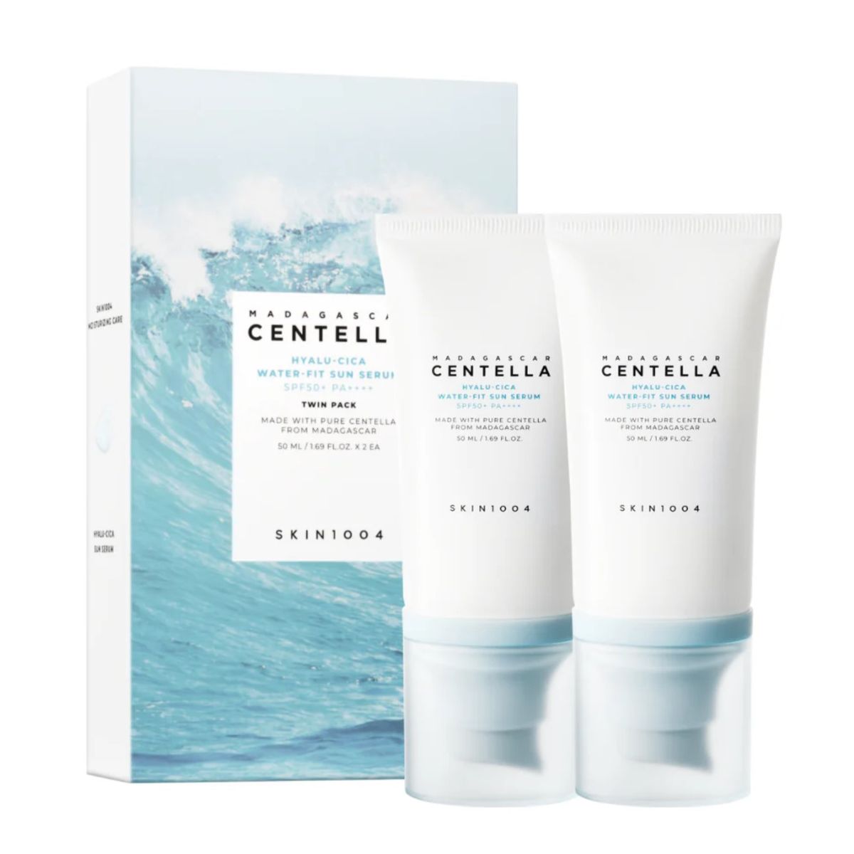 SKIN1004 - SKIN1004 MADAGASCAR CENTELLA Hyalu-Cica Water-Fit Sun Serum SPF 50+ protector solar 2 und