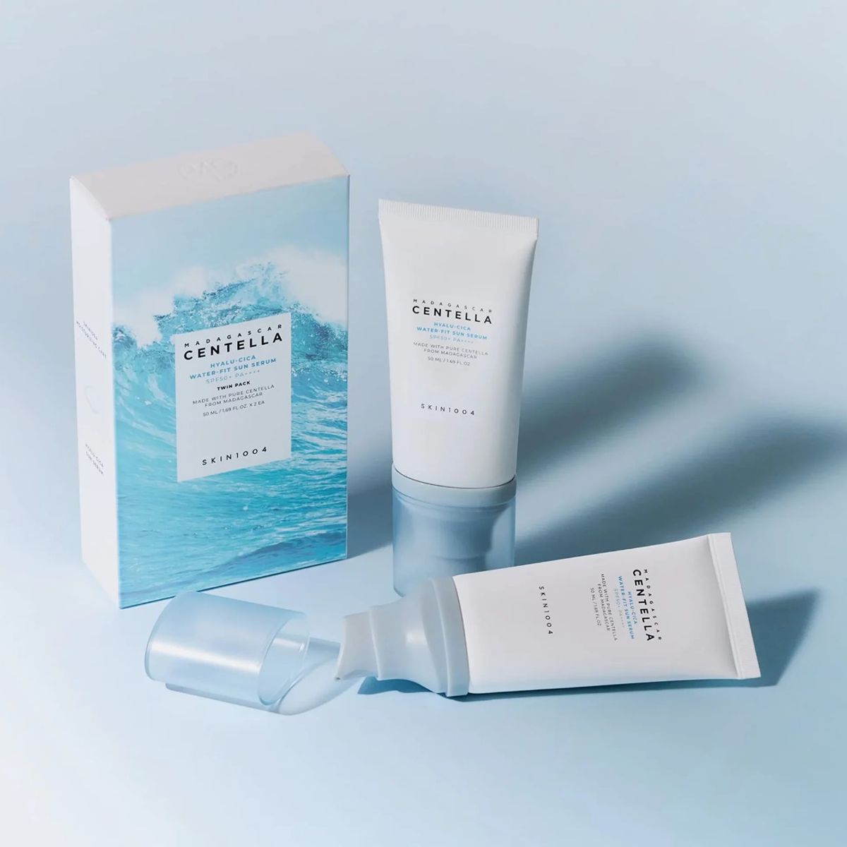 SKIN1004 - SKIN1004 MADAGASCAR CENTELLA Hyalu-Cica Water-Fit Sun Serum SPF 50+ protector solar 2 und