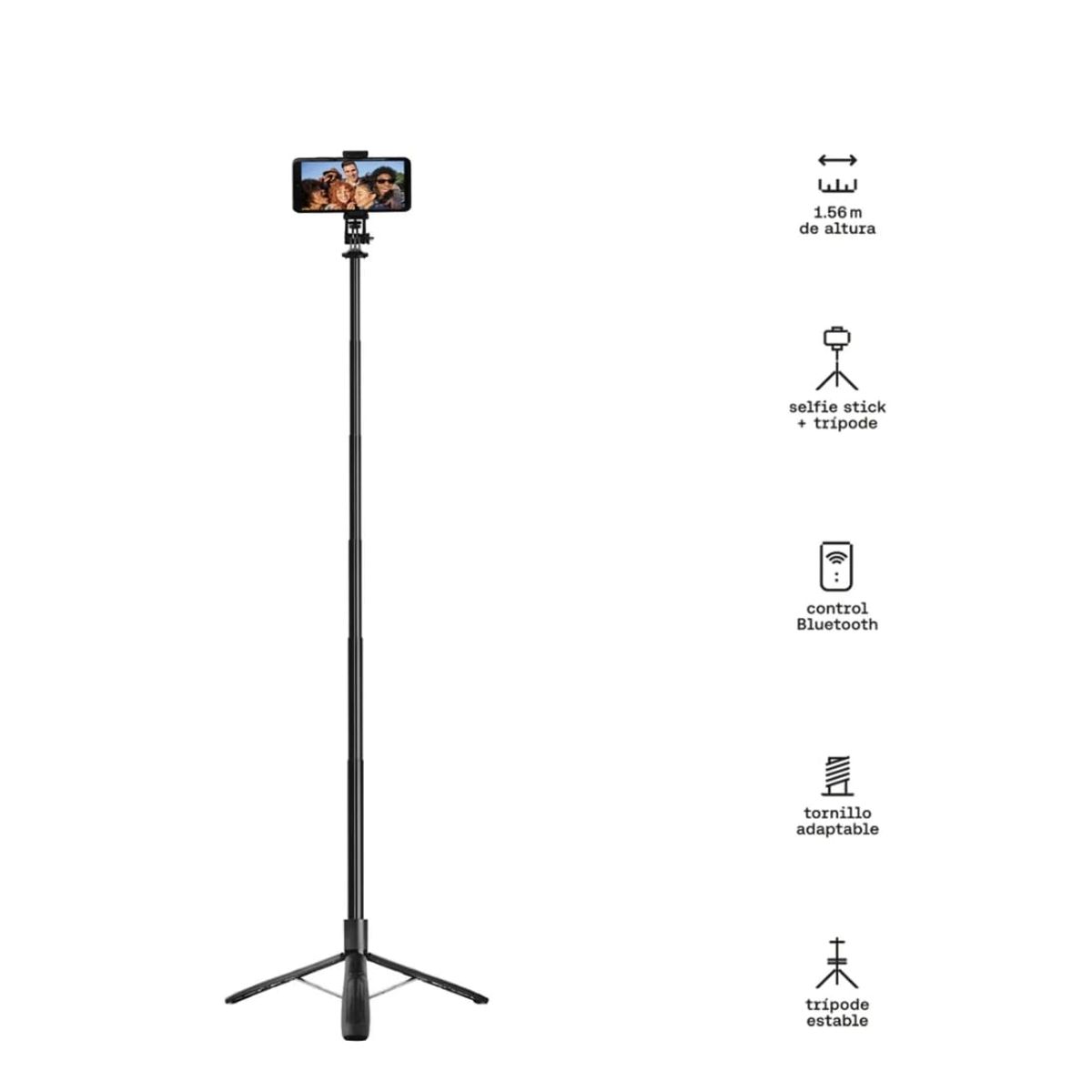KUZLER - Tripode selfie stick 156mts ansun-003 kuzler