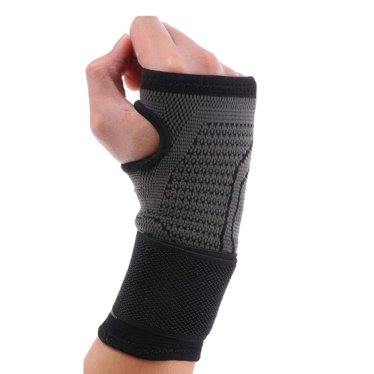 GENERICO - Muñequera Elástica con Velcro Ajustable para Soporte y Compresión