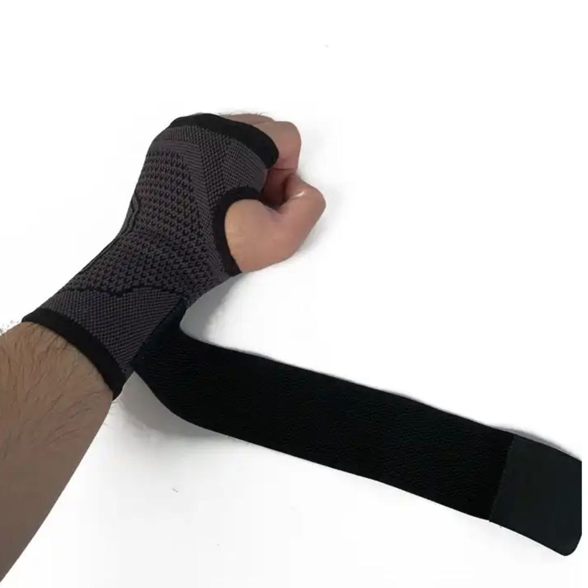 GENERICO - Muñequera Elástica con Velcro Ajustable para Soporte y Compresión