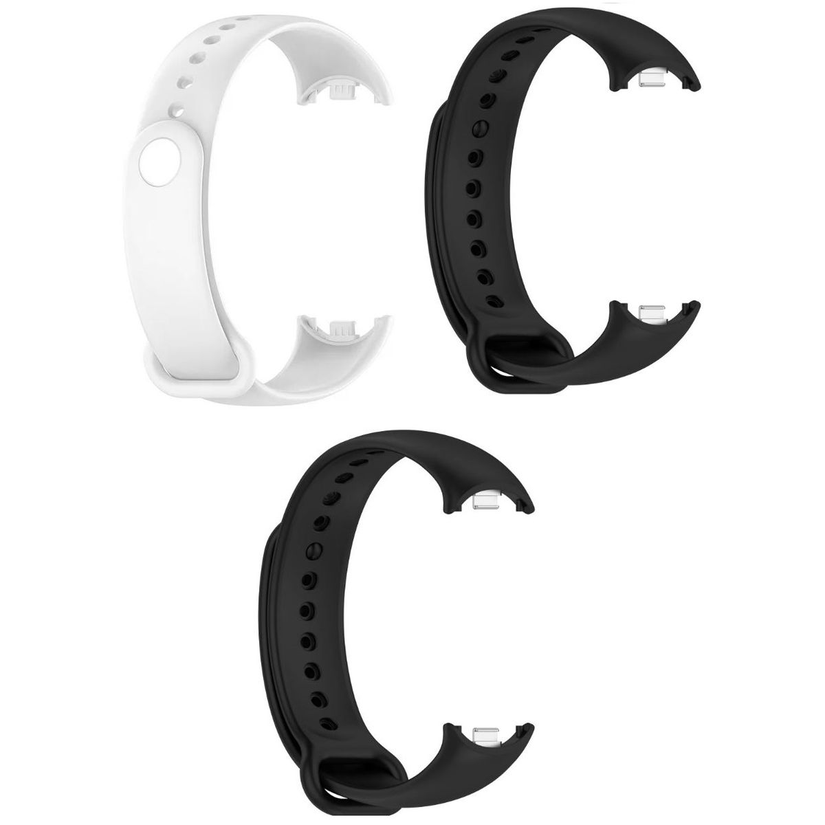 GENERICO - Correa Silicona compatible Xiaomi Mi Band 8, 9, 10