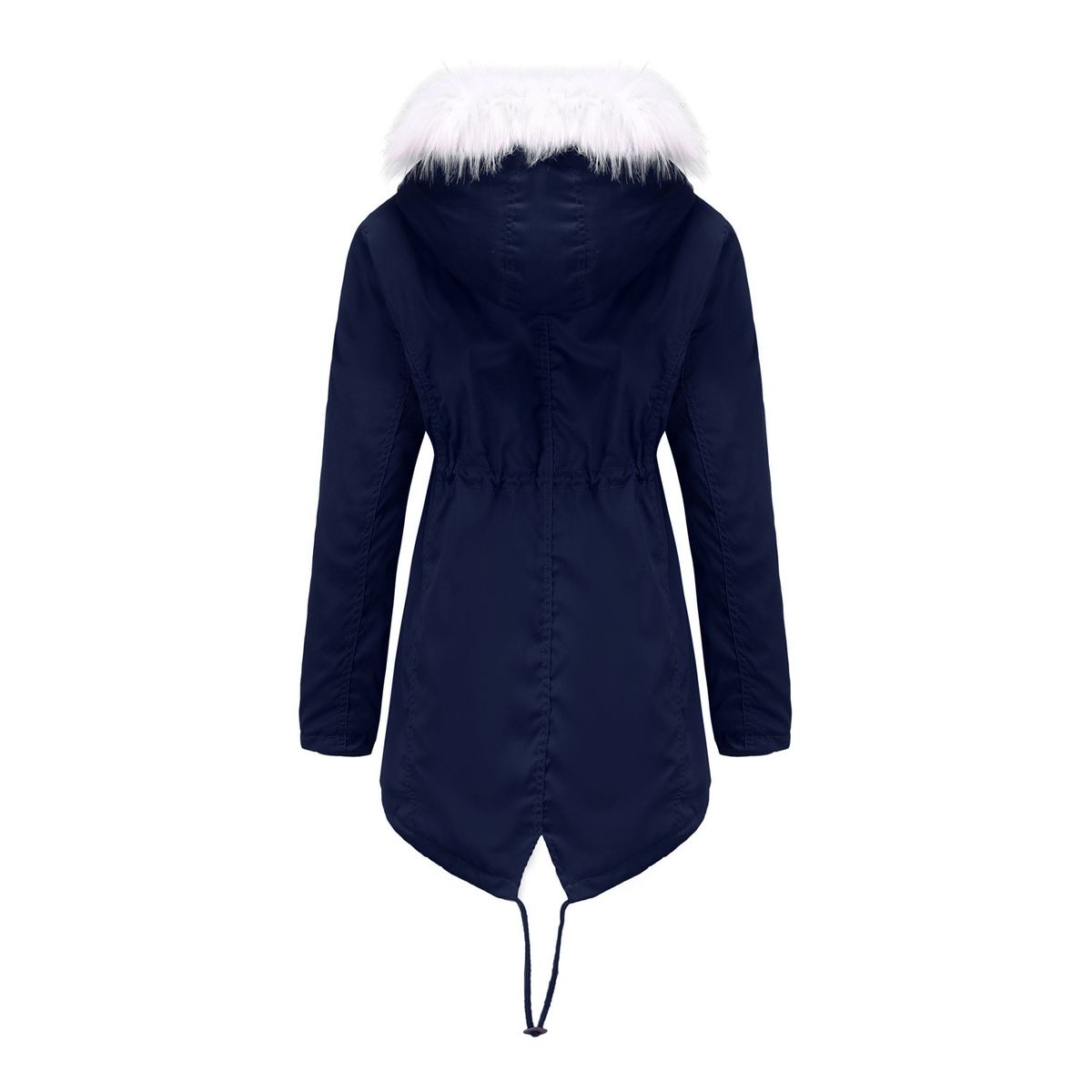 BLWOENS - Chaqueta térmica con capucha para mujeres-Azul