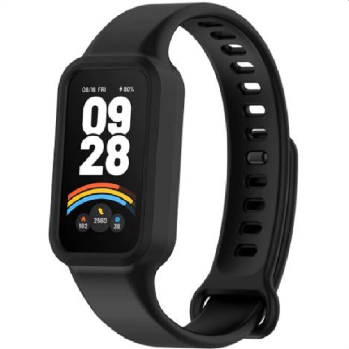 GENERICO - Correa Silicona compatible Mi Smart Xiaomi Band 3, 9 Active