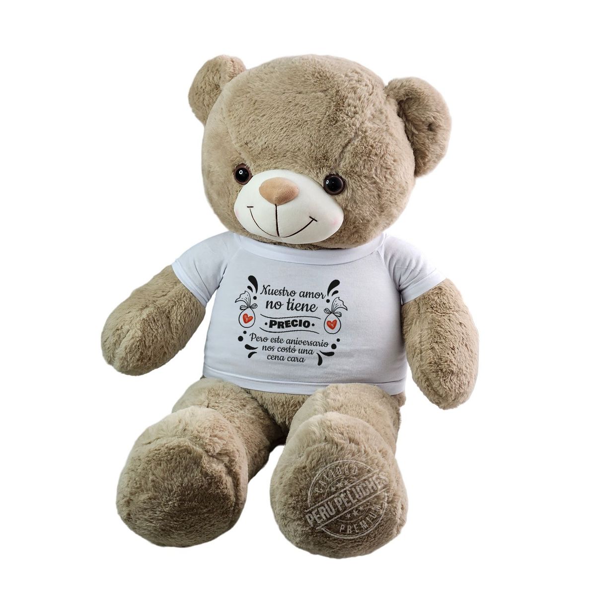 GENERICO - PERU PELUCHES - OSO ANIVERSARIO NUESTRO AMOR NO TIENE PRECIO