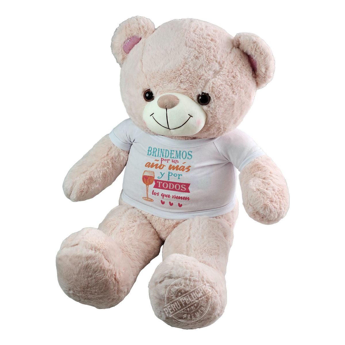 GENERICO - PERU PELUCHES - OSO ANIVERSARIO BRINDEMOS POR UN AÑO MAS