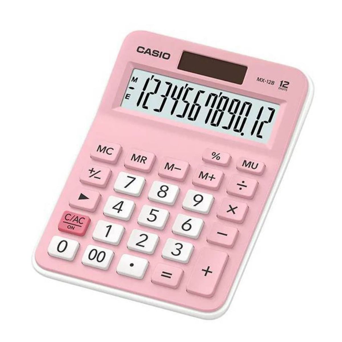 CASIO - Calculadora Electrónica de 12 Dígitos Casio MX-12B Rosado