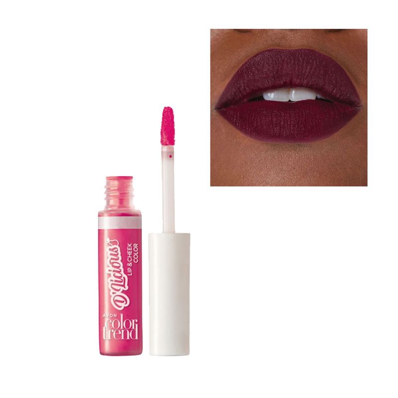AVON - Labial Líquido Creamy Dlicious Fresh Manzana Roja de Caramelo Color Trend