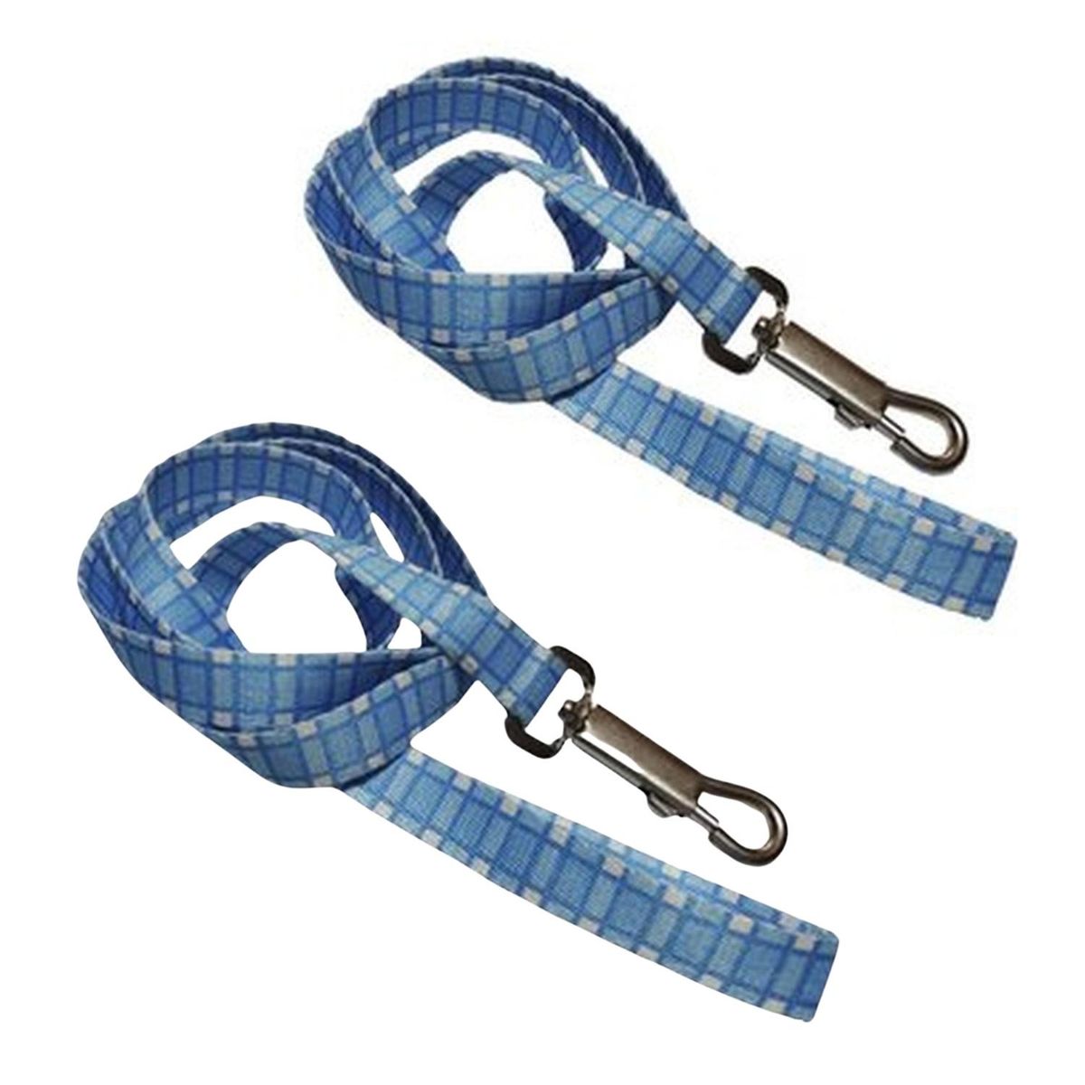 GENERICO - Packx2 Correa para perro con estampado - Azul - S