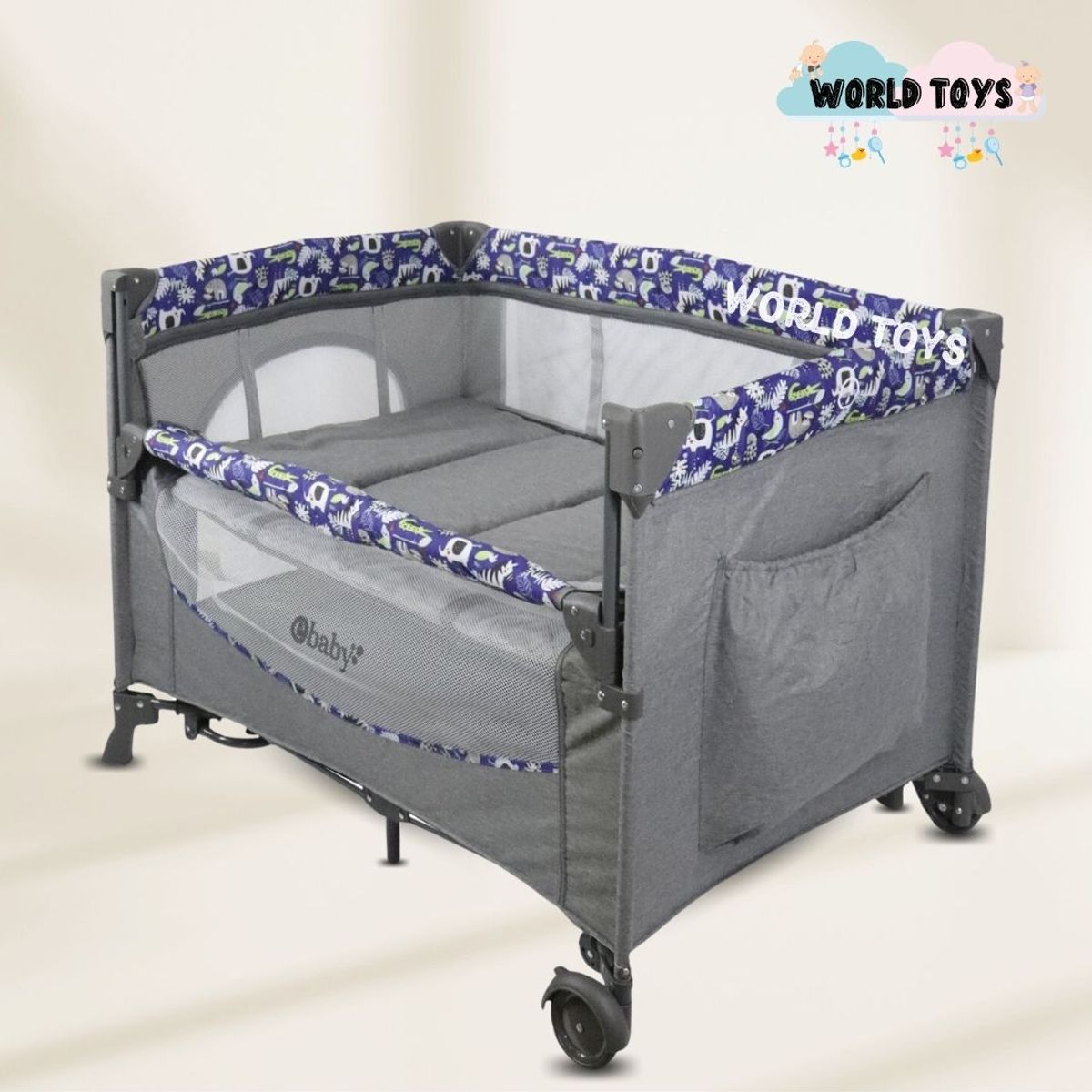 EBABY - Cuna Corral de Lujo «FIYI» Edición Limitada Blue