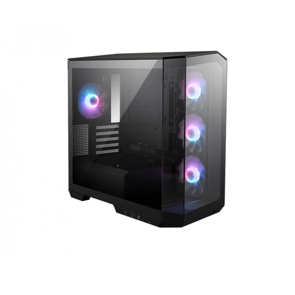 MSI - Case MSI MAG PANO M100R PZ Negro Micro-ATX Tower Vidrio Templado