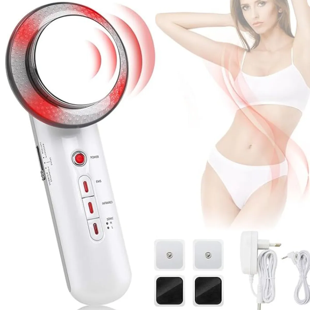 GENERICO - Cavitador 3 en1 Radiofrecuencia Ultrasonido Masajeador