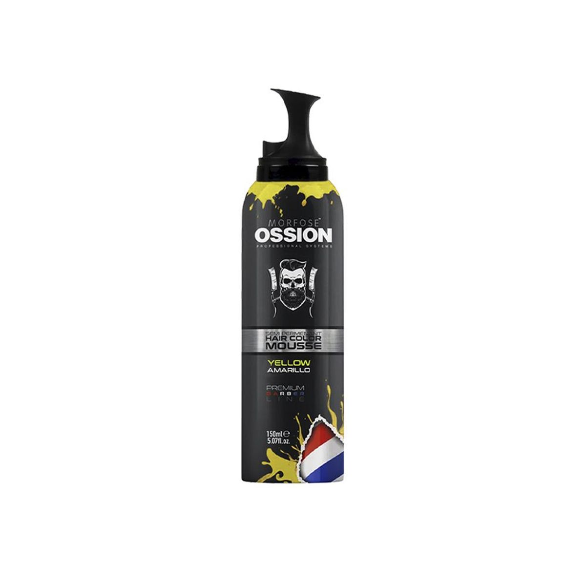 OSSION - Tinte Fantasía Semipermanente en Espuma YELLOW 150ml OSSION