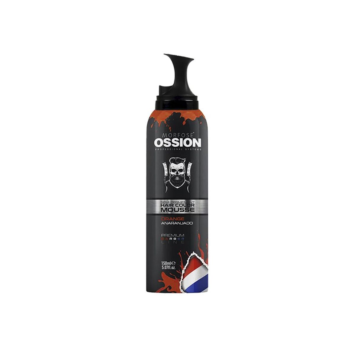 OSSION - Tinte Fantasía Semipermanente en Espuma ORANGE 150ml OSSION