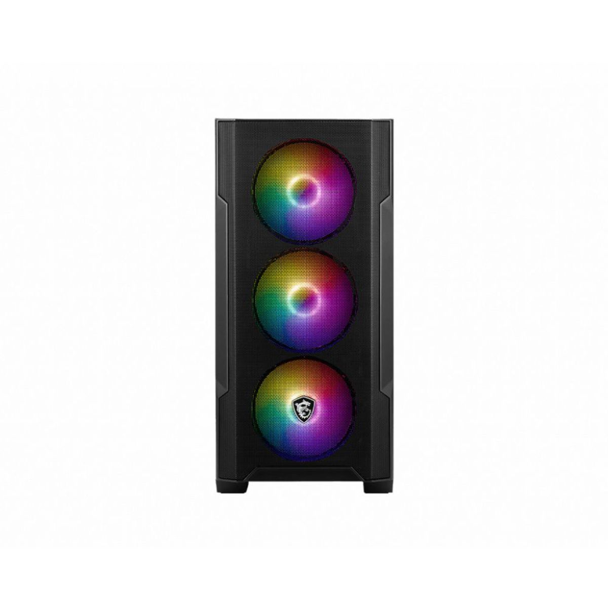 MSI - Case MSI MAG FORGE M100A Negro ARGB Mid Tower Vidrio Templado ATX