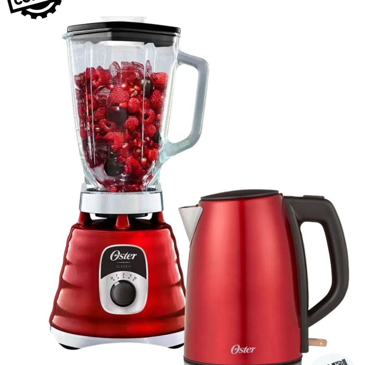 OSTER - Combo Oster Licuadora Blst4126r + Hervidor Bvstkt673cr