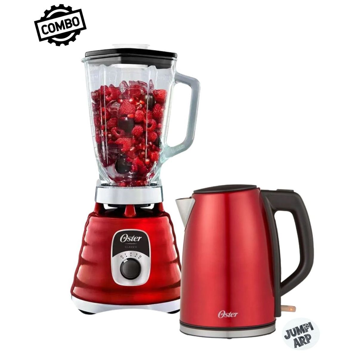 OSTER - Combo Oster Licuadora Blst4126r + Hervidor Bvstkt673cr