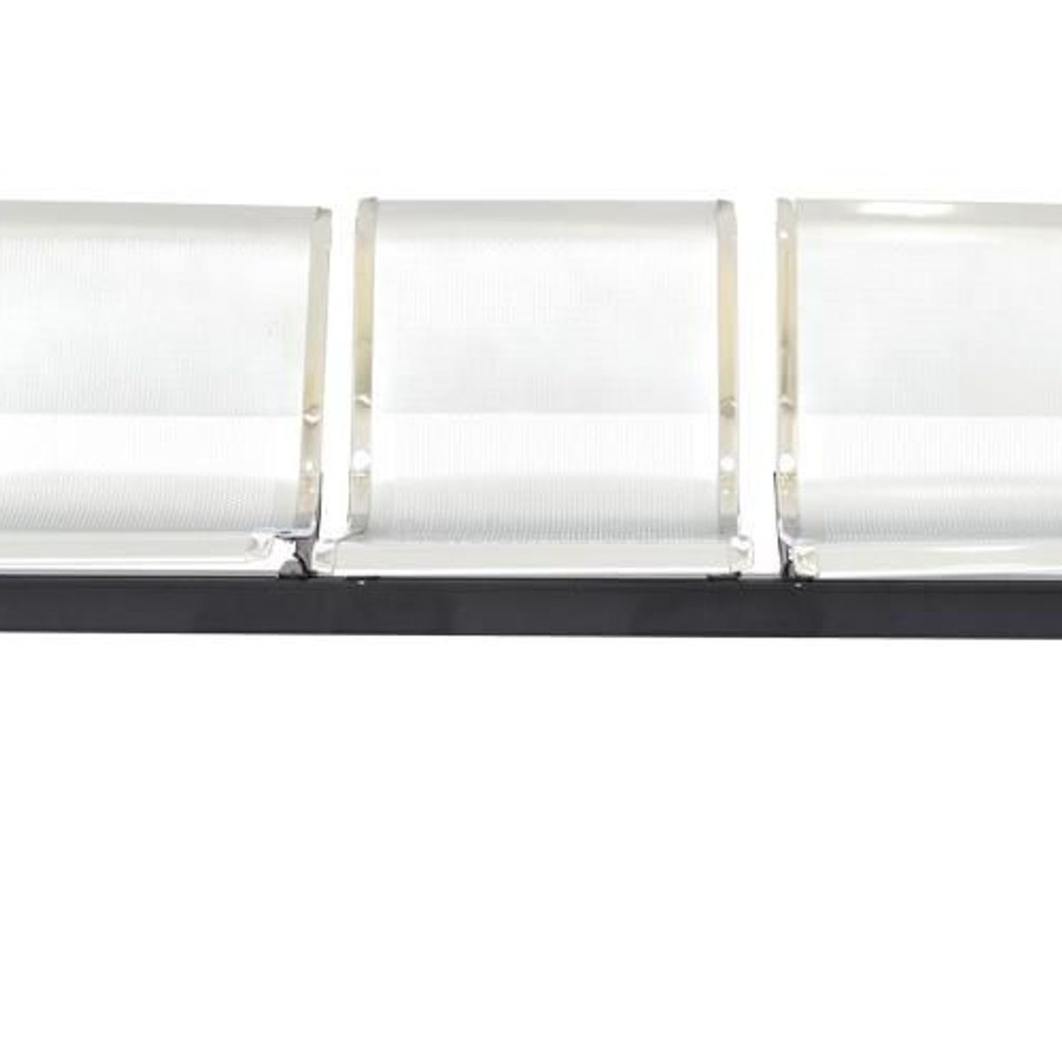 OFIDEAS - Butaca De Espera Blanco 3 Cuerpos-Tandem Aeropuerto Ofideas