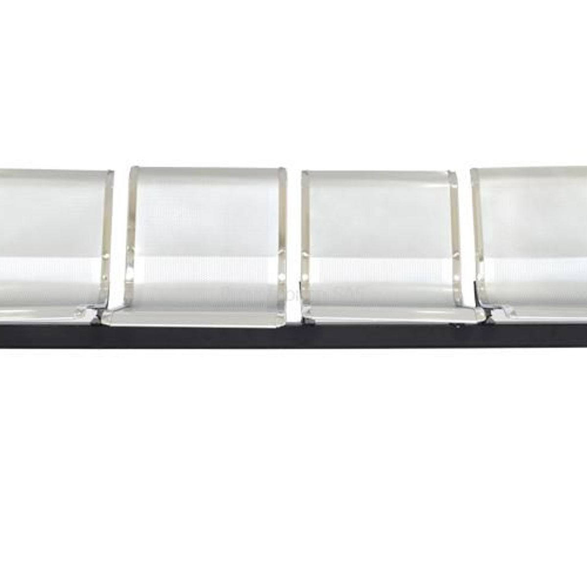 OFIDEAS - Butaca De Espera Blanco 4 Cuerpos-Tandem Aeropuerto Ofideas