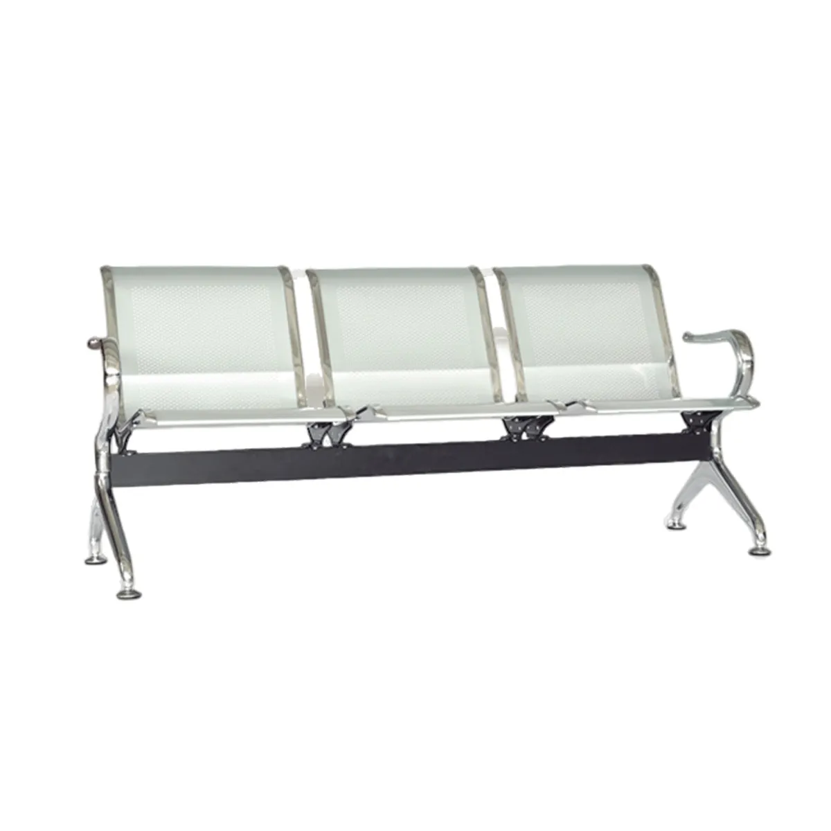 OFIDEAS - Banqueta de Espera - Tandem Sin Tapiz 3 Asientos blanco Ofideas