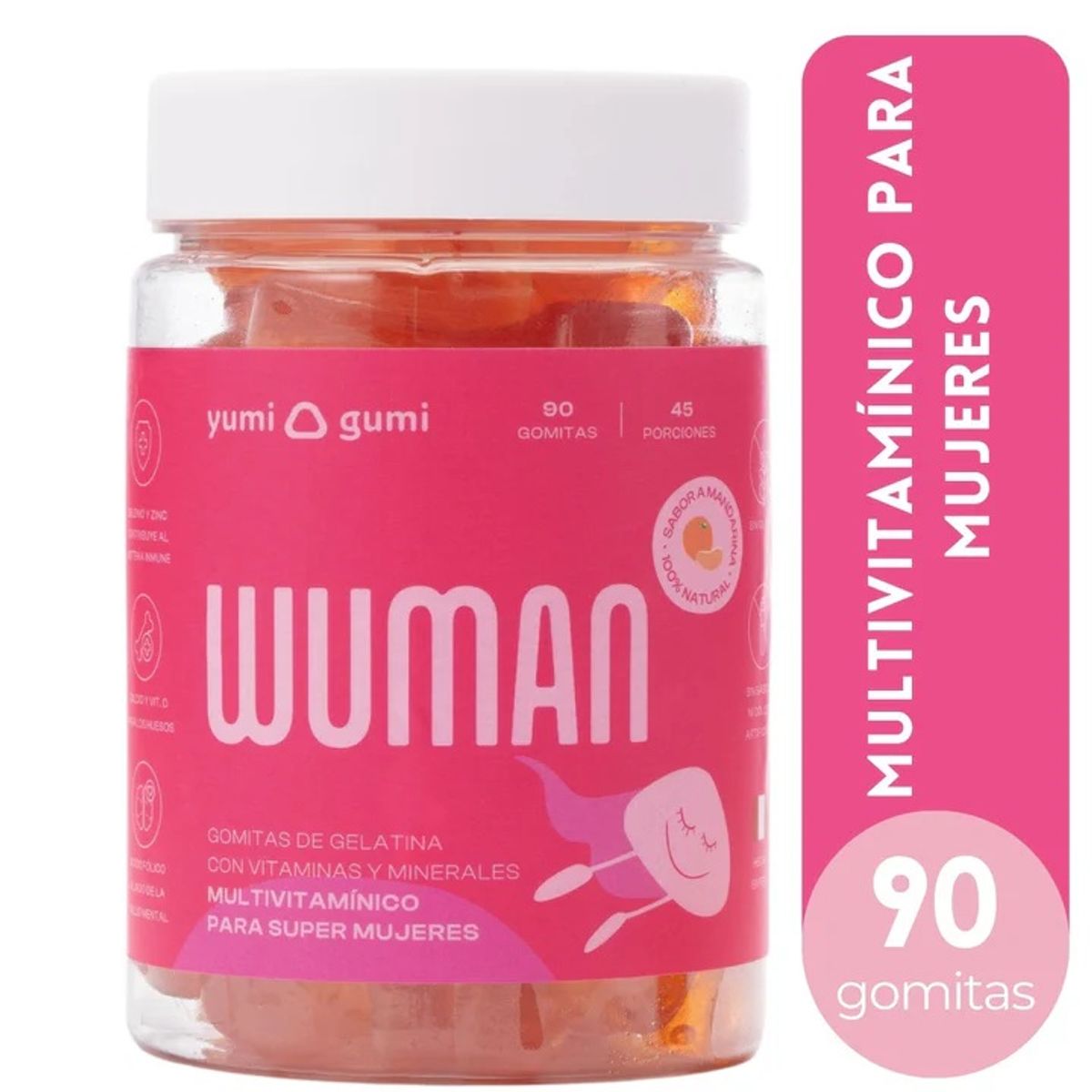 YUMI GUMI - Pack Wuman + Japi Tami Gomitas Yumi Gumi 90 Und Camu Camu
