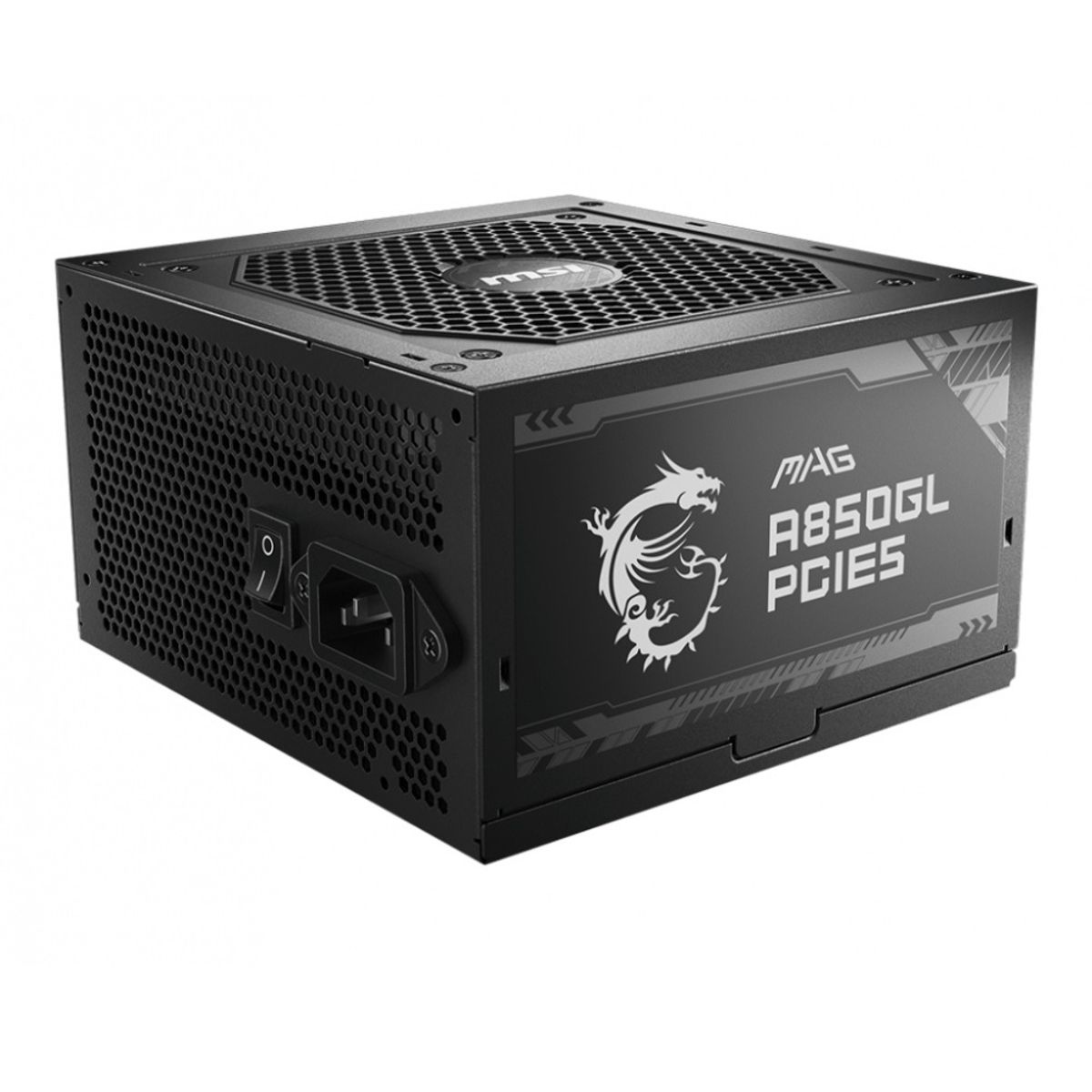 MSI - Fuente de Poder MSI MAG A850GL PCIE5 850W 80 Plus Gold Modular ATX