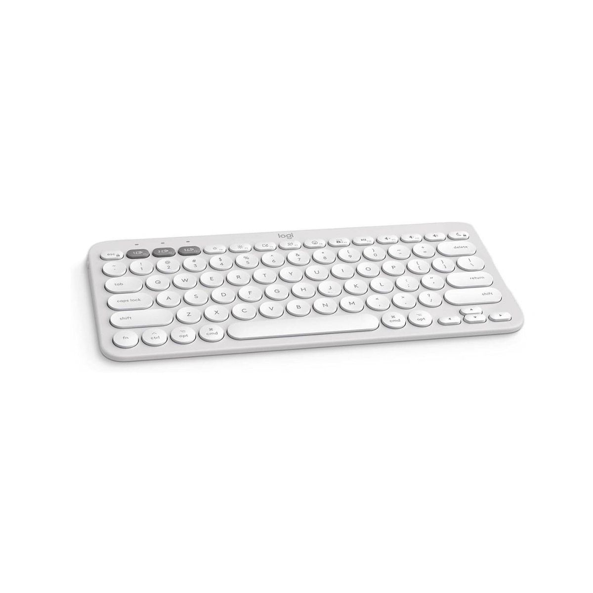 LOGITECH - Teclado Logitech Pebble Keys 2 K380S Bluetooth/Wireless Sp White
