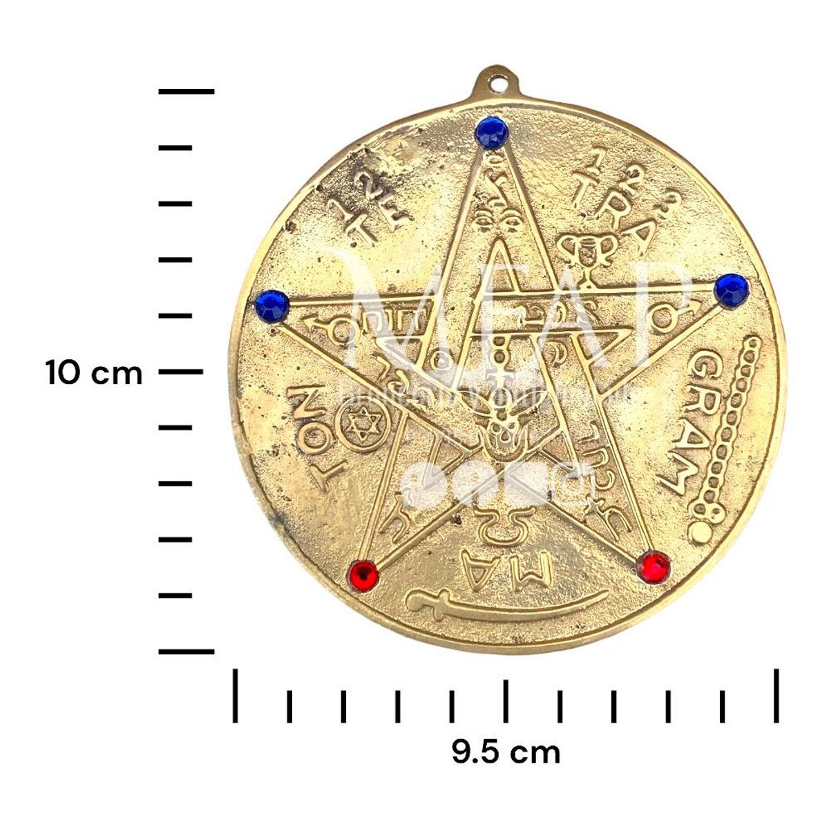 MFAP BRONCERIA Y ANTIGUEDADES - pentagrama grande en bronce