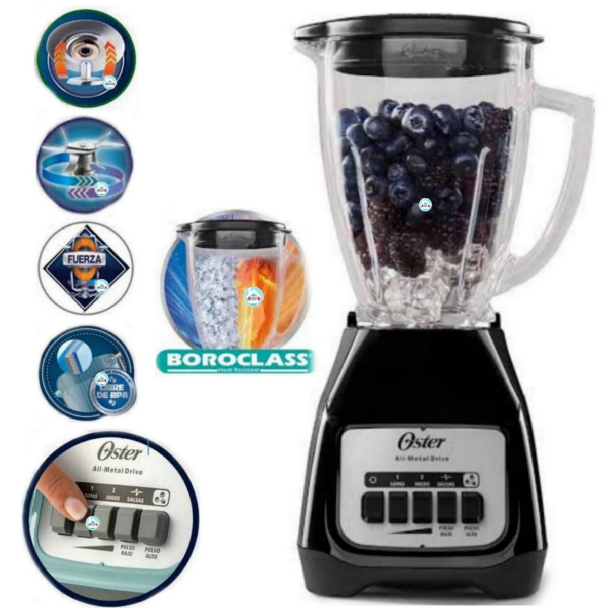 OSTER - COMBO OSTER CAFETERA 4 TAZAS + LICUADORA BPB