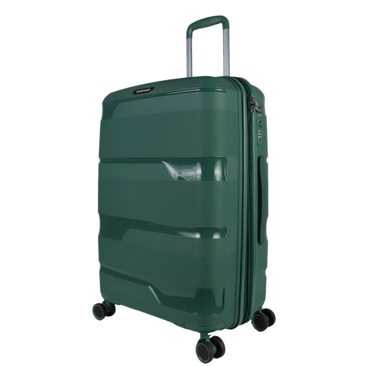OCEANO - Maleta Oceano Boston Verde Mediana