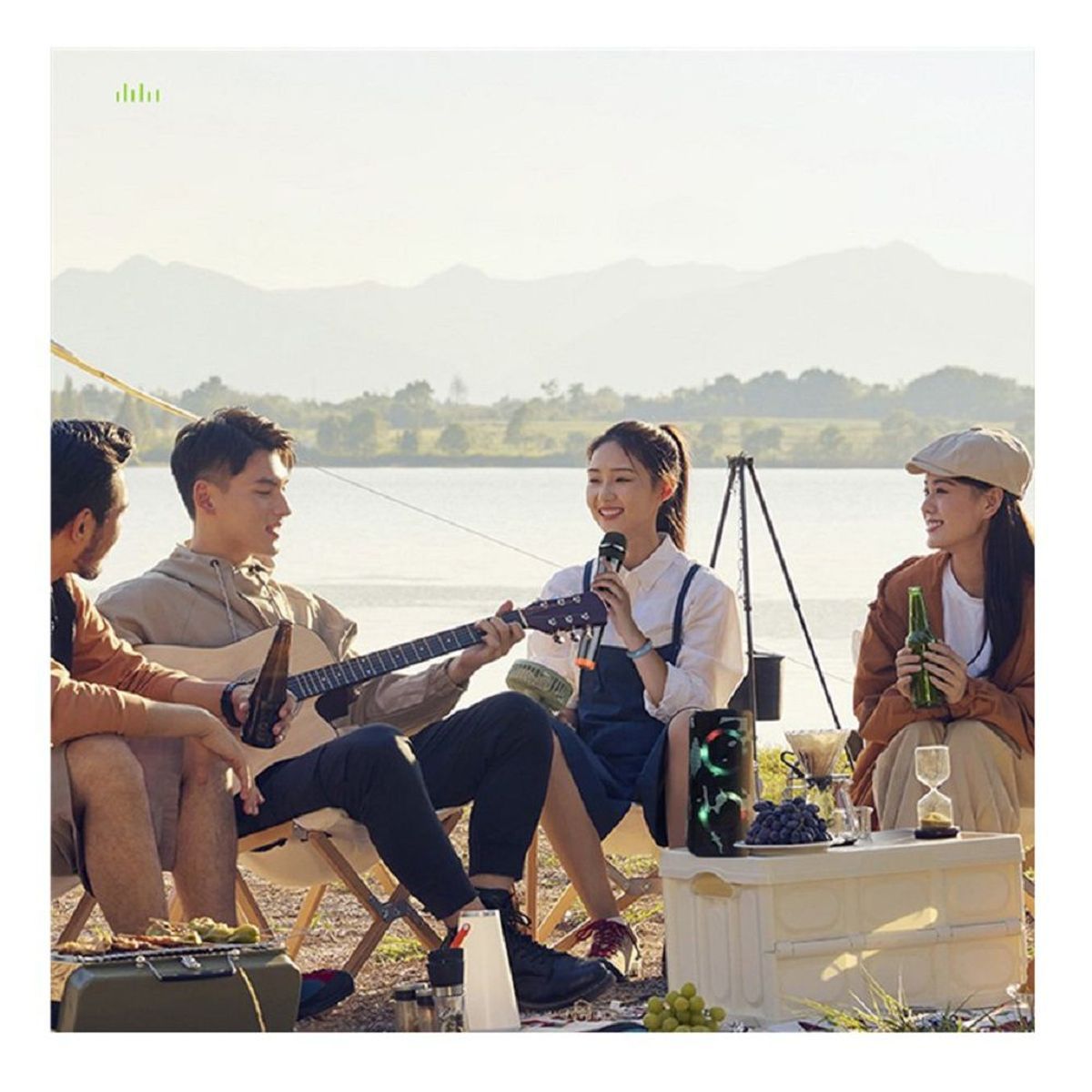 GENERICO - PARLANTE INALAMBRICO LM-882 CON SONIDO ESTEREO - AZUL