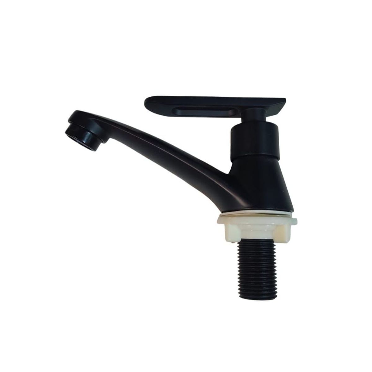 SEVILLANA - Grifo monomando lavabo negro mate en Acero Aleación