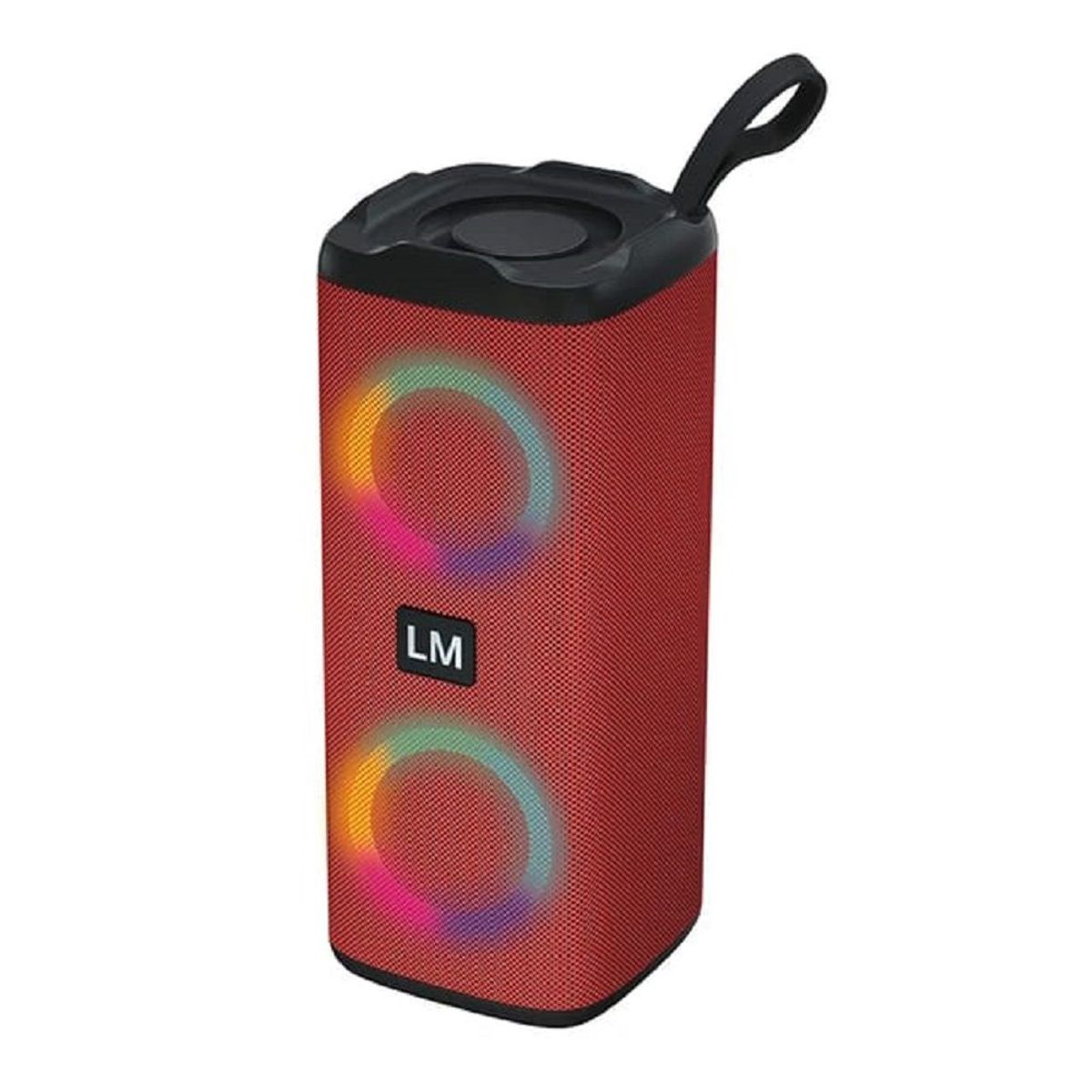 GENERICO - PARLANTE INALAMBRICO LM-882 CON SONIDO ESTEREO - ROJO