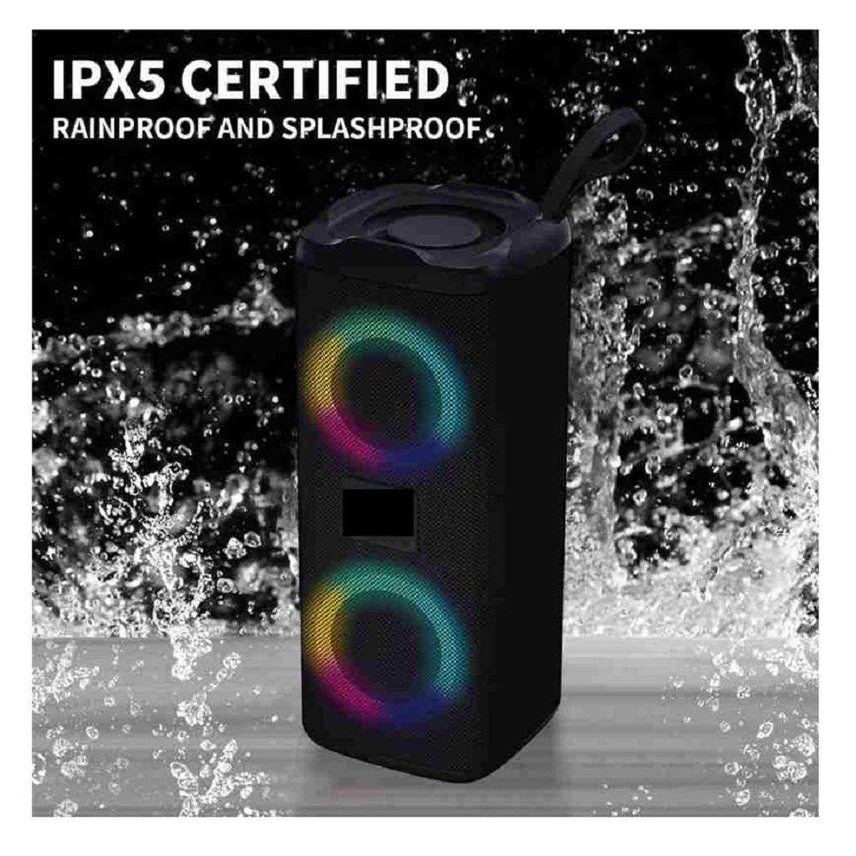 GENERICO - PARLANTE INALAMBRICO LM-882 CON SONIDO ESTEREO - NEGRO