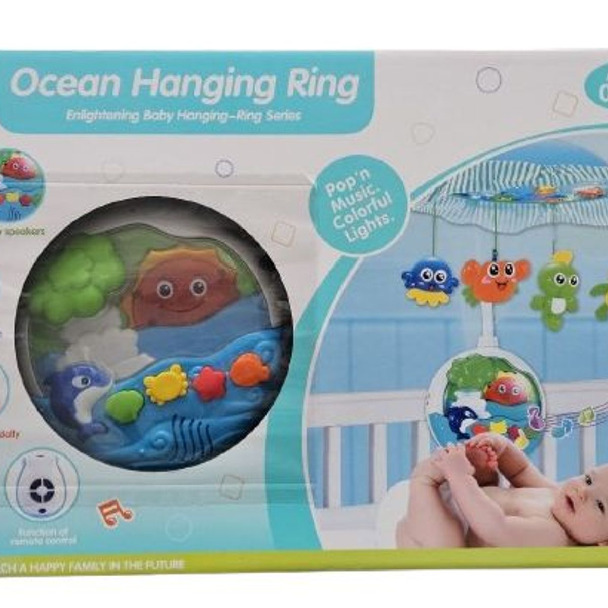 GENERICO - Móvil Musical con Luces y Sonidos Acuario