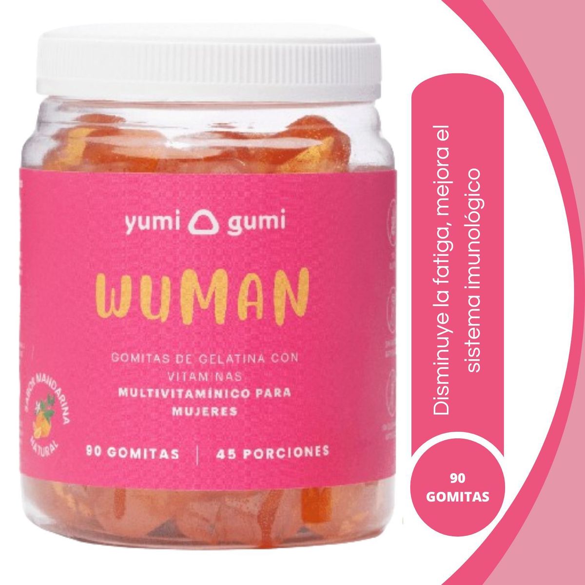 YUMI GUMI - Pack Wuman + Bom Día Gomitas Yumi Gumi 90 Und Limón
