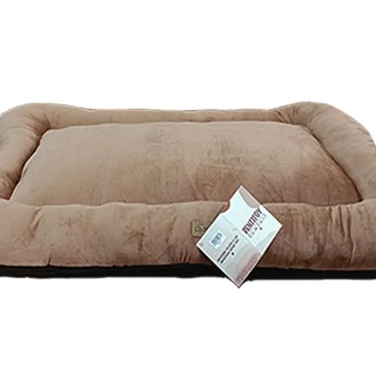 GENERICO - CAMA COLCHONETA PARA PERRO COLOR MARRON