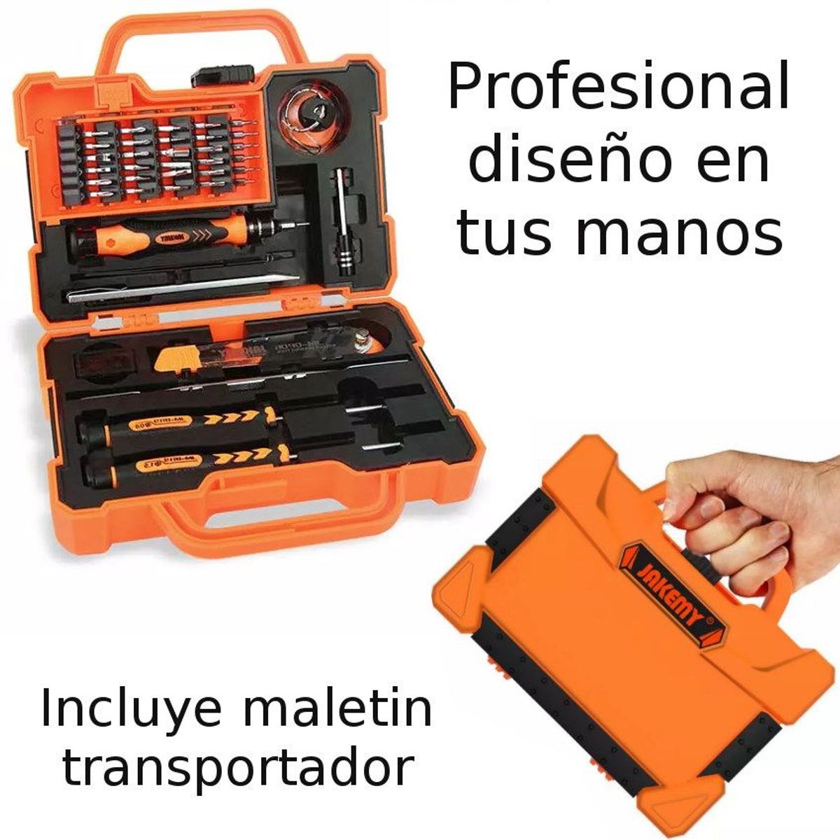 JAKEMY - 47in1 Desarmadores Precision Laptop Cell Torx Macbook iPhone Maletin
