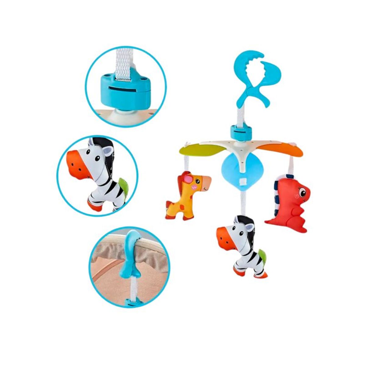 IDEAL BABY & KIDS - MOVIL PARA COCHES- CELESTE