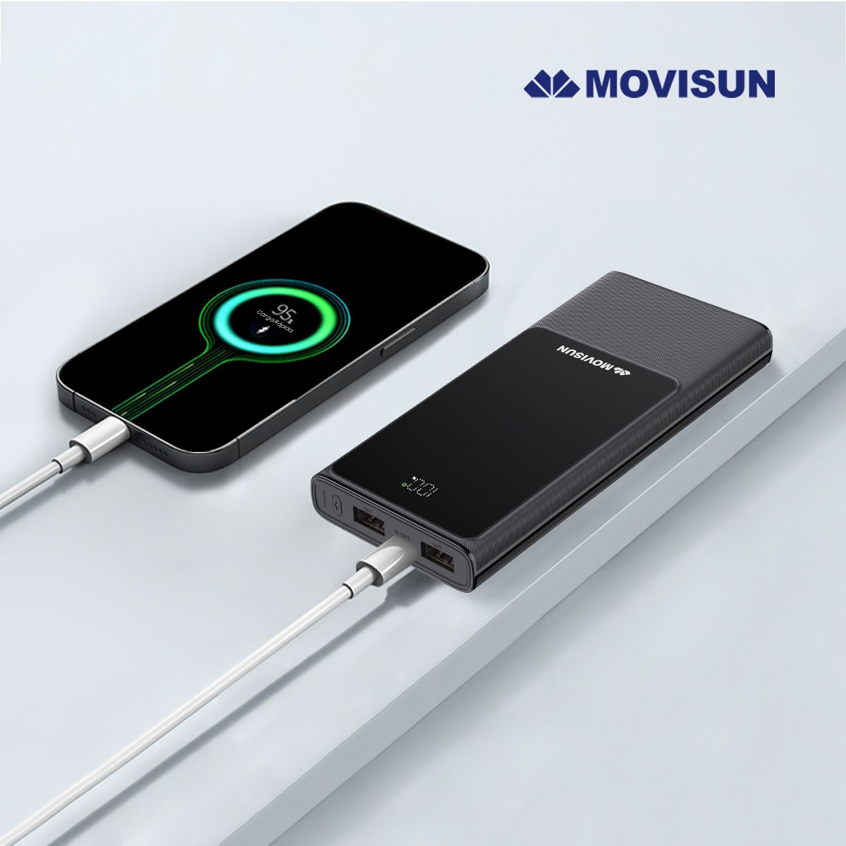 MOVISUN - CARGADOR PORTÁTIL MOVISUN Rocket P12 de 10000mAh